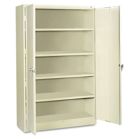 5-shelf putty steel jumbo storage cabinet|Tennsco® Jumbo Storage Cabinet, 5.